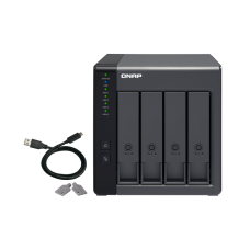 TR-004 Qnap |Storage DAS USB 3.0|com 4 baias | até 56 TB 
